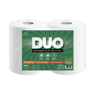 DUO COPPIA BOBINE ASCIUGATUTTO MULTIUSO