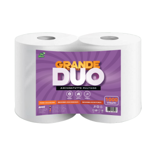 GRANDE DUO COPPIA BOBINE ASCIUGATUTTO MULTIUSO