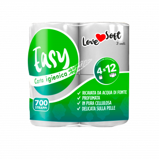 LOVE SOFT EASY CARTA IGIENICA 4 ROTOLI
