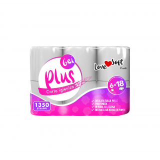 LOVE SOFT PLUS CARTA IGIENICA 6 ROTOLI