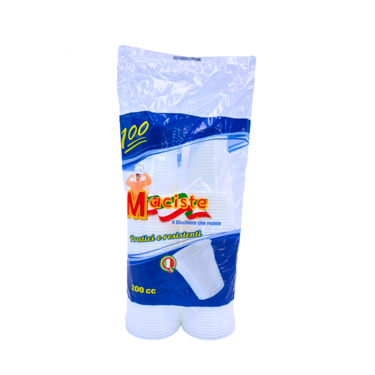 MACISTE BICCHIERI RIUTILIZZABILI 200CC